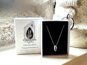 Herkimer  Diamond Amulet Pendant 925 Sterling Silver image