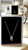 Herkimer  Diamond Amulet Pendant 925 Sterling Silver image
