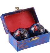 Feng Shui Health Exercise Stress Relief Balls Dragon Chinese 2pcs × 5.5cm image