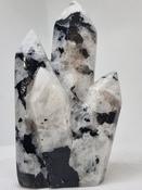 Moonstone Crystal Points Large Rainbow Natural Stone Obelisk image