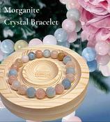 MORGANITE CRYSTAL BEAD BRACELET(10-12mm bead) image