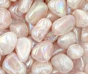 Rose Quartz Crystal Angel Aura Tumbled Stone image