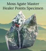 Moss Agate Point Obelisk