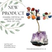Tree of Life Chakra Amethyst Crystal Stand image