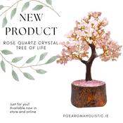 Rose Quartz Crystal Tree of Life Gem Tree Ornament image