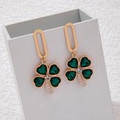 Lucky Clover Dangle Earrings image