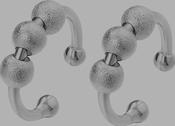 Anxiety '3 Bead' Women's Ring Silver Adjustable
