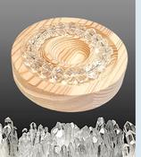 Clear Quartz Crystal Bracelet Elastic Fecet Cut Rock Quartz Bead image