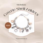 Cowrie Shell Anklet Bracelet 'Silver Charms' image