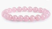 Rose Quartz Crystal Bracelet Natural stone 8-9mm image