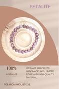 Pink Petalite Crystal Bracelet Elastic 6mm image