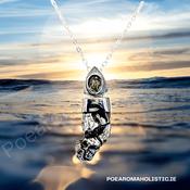 Meteorite Campo Del Cielo Genuine Moldavite Crystal Amulet Necklace Pendant Talisman image