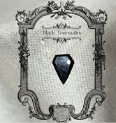 Black Tourmaline Crystal Amulet Necklace Pendant Talisman 925 Sterling Silver image