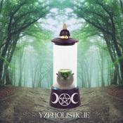 ENCLOSED HAT AND CAULDRON LED BACKFLOW BURNER AROMATHERAPY WITCHCRAFT image