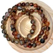 Rutilated Quartz Crystal Bracelet 6mm image
