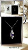 Amethyst Crystal Celtic Pendant Necklace Positive Energy Strengthens and  Balance the Aura image