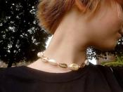 Cowrie Shell Necklace (Gold colour) image