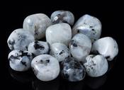 White moonstone tumbled crystal image