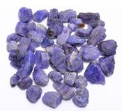 Tanzanite Rough Drilled Crystal image