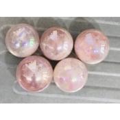 ANGEL AURA ROSE QUARTZ CRYSTAL SPHERE LARGE 55mm image