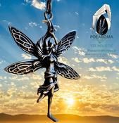 Fairy Necklace 925 Sterling Silver Pendant "DANCING FAIRY" image