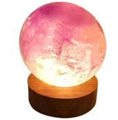 Selenite Crystal Sphere Lamp LED  ±40mm image