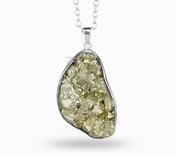 Pyrite Crystal Necklace - Abundance - Prosperity - Luck - Grounding - Balancing image