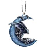 Moon and Dragon Pendant Cartoon Ornament Acrylic image
