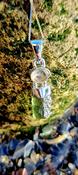 Moldavite -  Herkimer Diamond Crystal Necklace Pendant Amulet image