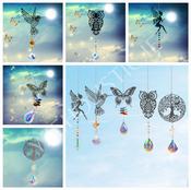 Light Catcher Stainless Steel - Sun Catcher Fairy | Tree of Life | Owl | Hummingbird | Butterfly image