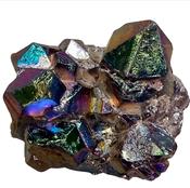 Titanium Aura Quartz Rainbow Druzy Crystal Loveliome Natural Stone Large image