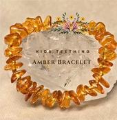 Amber Teething Bracelet Genuine Certified Baltic Polished Amber image