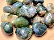 Moss Agate Tumbled Crystal image