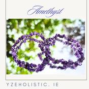 Amethyst Chip Crystal Elastic Bracelet image