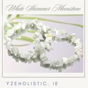 White Shimmer Moonstone Chip bracelet image
