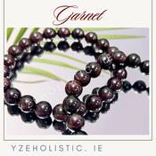 Garnet Crystal Bracelet Red image