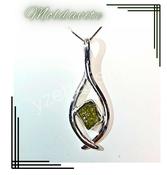 Moldavite Crystal Necklace Healing Pendant Talisman image