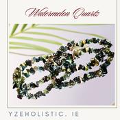 Watermelon Quartz Crystal Chip bracelet image