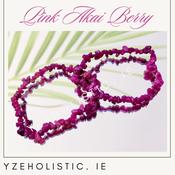 Pink Akai Berry Crystal Chip bracelet image