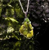 Moldavite Crystal Necklace Pendant image