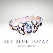 Sky Blue Topaz 925 Sterling Silver Ring image