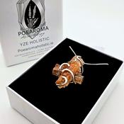 Heloxahon Aragonite Cluster 925 Sterling Silver Pendant Necklace image