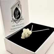 Coralloid Aragonite Crystal Natural Mineral 925 Sterling Silver Pendant Necklace image