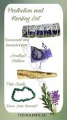SMUDGING SET "PROTECTION AND HEALING" - SELF MIND &amp; GROUNDING