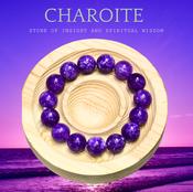 Charoite Crystal Bracelet 10-12mm image