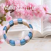 Morganite Crystal Bracelet ±20mm image