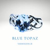 Topaz Ring Sky Blue Topaz 925 Sterling Silver image