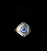 Evil Eye Silver Ring image
