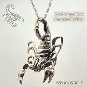 Retro Dynamic Scorpio 925 Sterling Silver Pendant Necklace image
