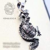 Dragon 925 Sterling Silver Pendant Necklace image